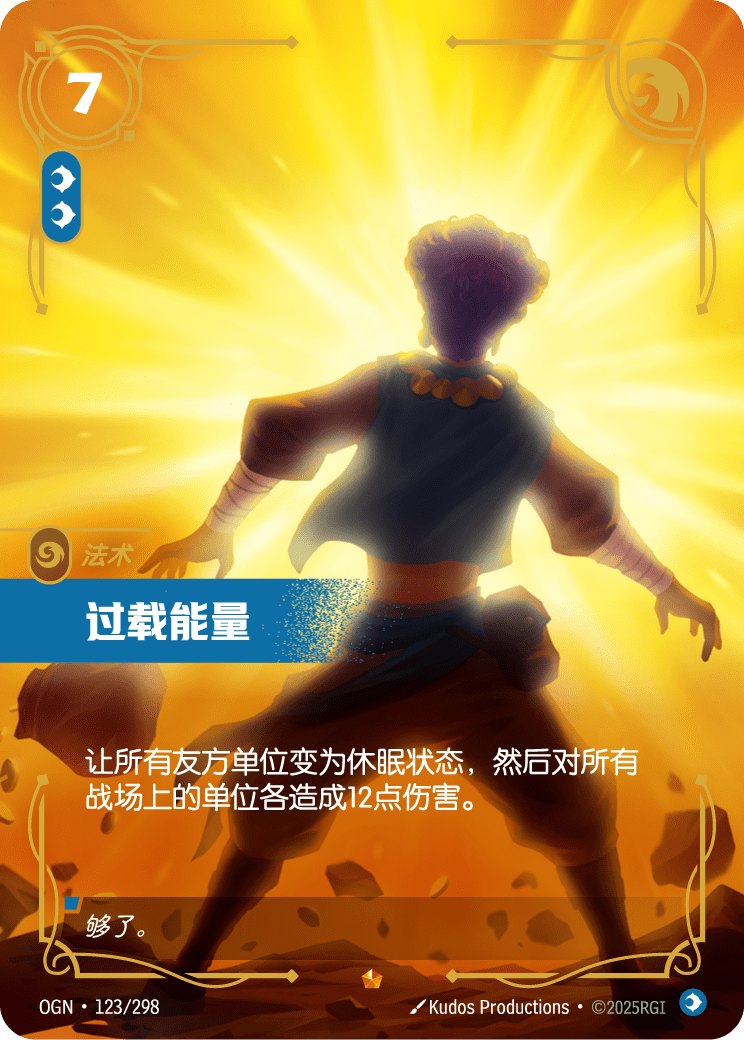 Unchecked Power - OGN-123 - Foil - Chinese