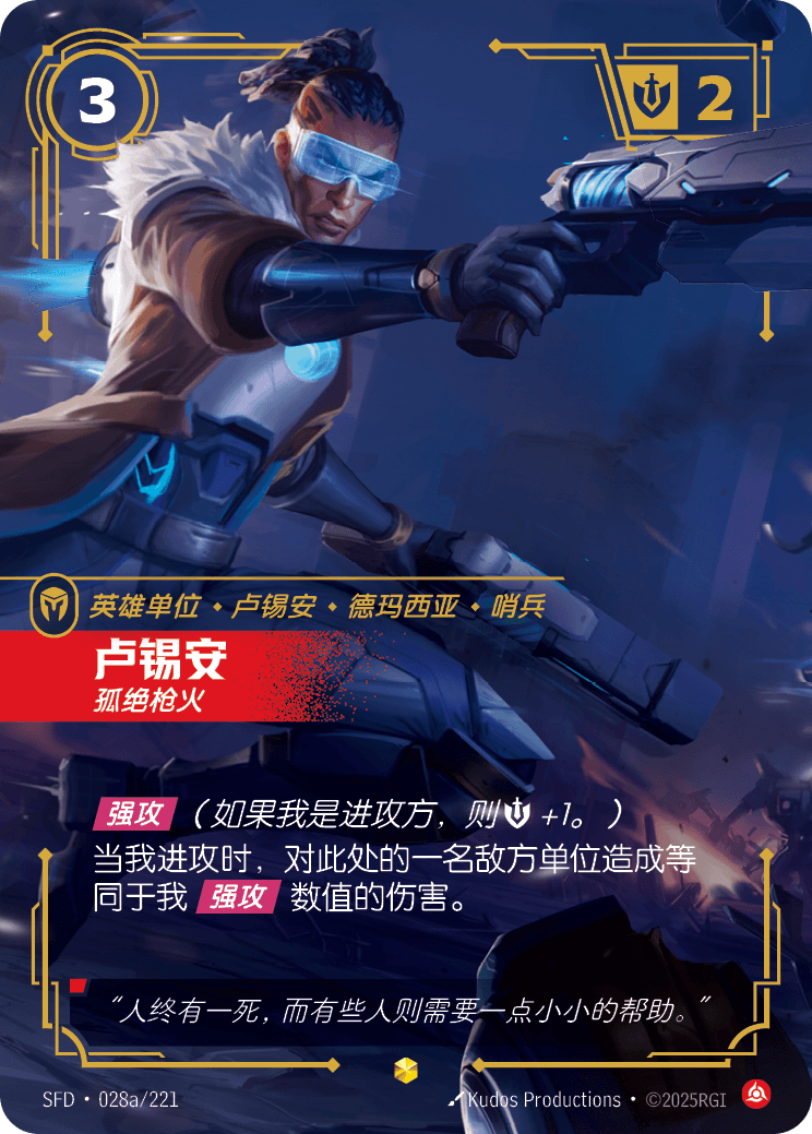 Lucian - Gunslinger (Alternate Art) - SFD-028A - Foil